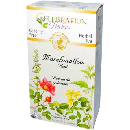 Celebration Herbals Herbal Tea, Chá de raiz de Marshmallow Orgânica - 50 g