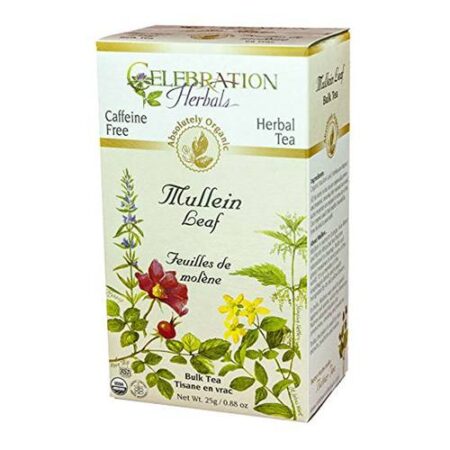 Celebration Herbals Herbal Tea, Chá de Folha de Verbasco - 25 g