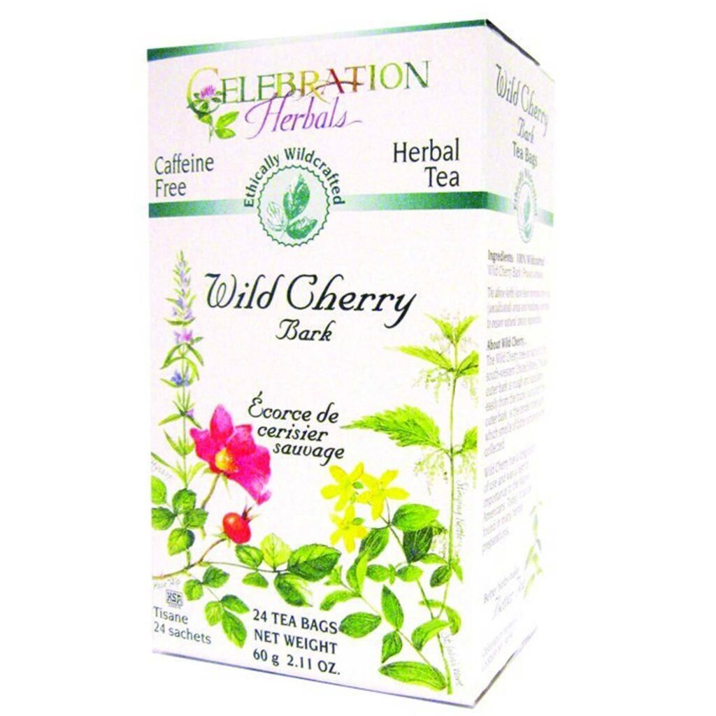 Celebration Herbals Chá de Casca de Cereja Selvagem - 24 Saquinhos Orgânico