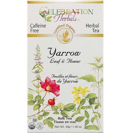 Celebration Herbals, Chá de Flores e Folhas de Yarrow - 1,41 oz (40g)