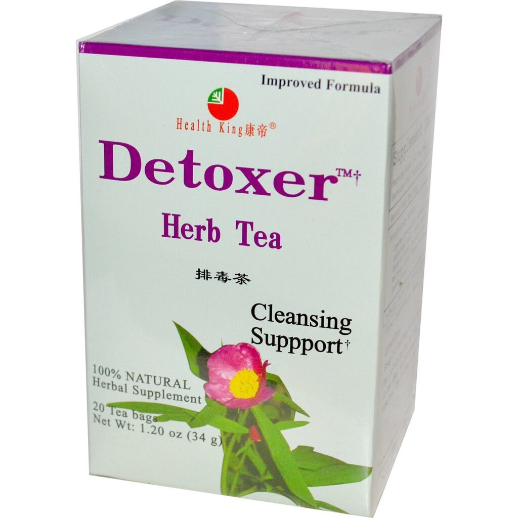 Health King Detoxer™ Chá de Ervas 20 Saquinhos - Purificação Natural