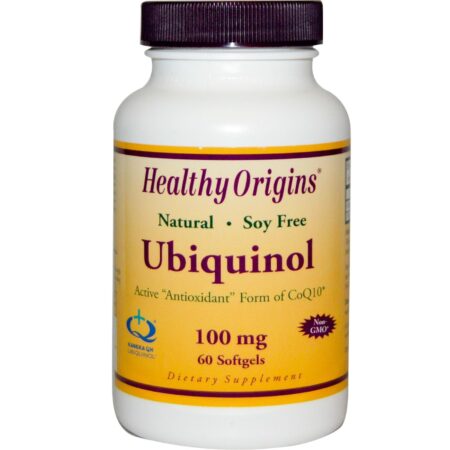 Healthy Origins, Ubiquinol 100 mg - 60 Cápsulas