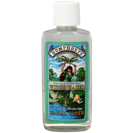 Humphreys Homeopathic Remedies, Tônico Redutor de Vermelhidão de Witch Hazel - 8 oz