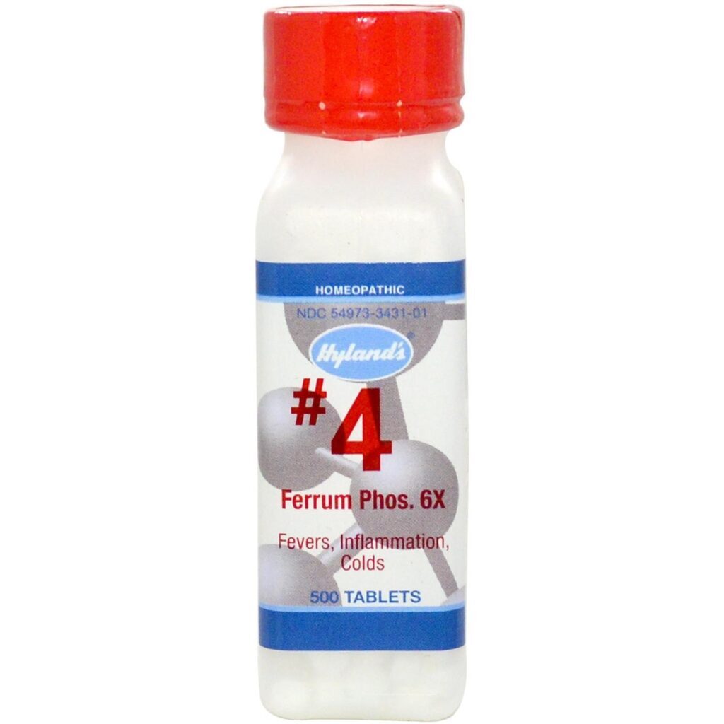 Hyland's Ferrum Phosphoricum 6x - 500 Comprimidos para Bem-Estar Natural
