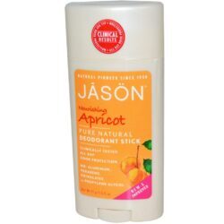Jason Natural Cosmetics Desodorante Stick Damasco 71g - Proteção Natural para Sua Pele