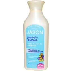 Shampoo Jason Natural Cosmetics Biotina Restaurador - 473ml | Cabelos Fortes e Saudáveis