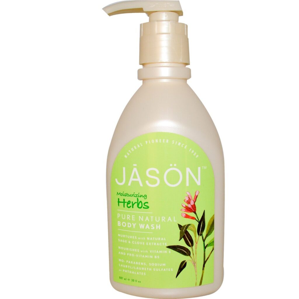Jason Sabonete Líquido Corporal Ervas Hidratantes 87 ml (294 ml) - Pele Macia e Perfumada