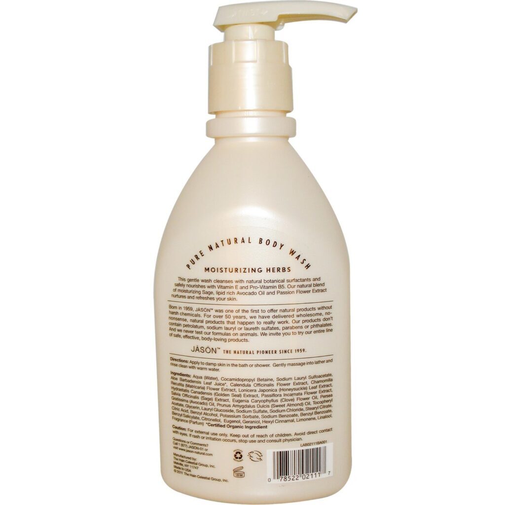 Jason Sabonete Líquido Corporal Ervas Hidratantes 87 ml (294 ml) - Pele Macia e Perfumada - Imagem 2
