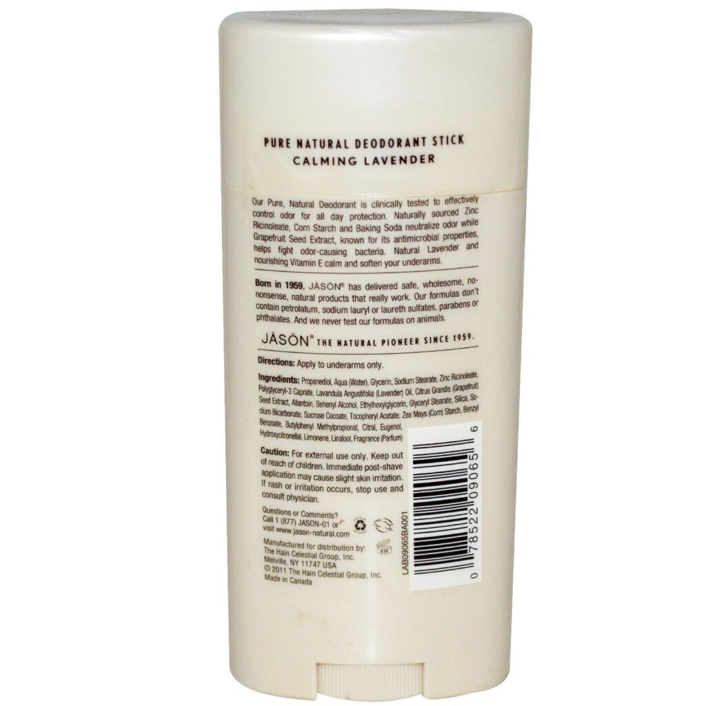 Jason Natural Cosmetics Desodorante Stick Lavanda & Melaleuca 71g (2.5oz) - Proteção Natural - Imagem 2