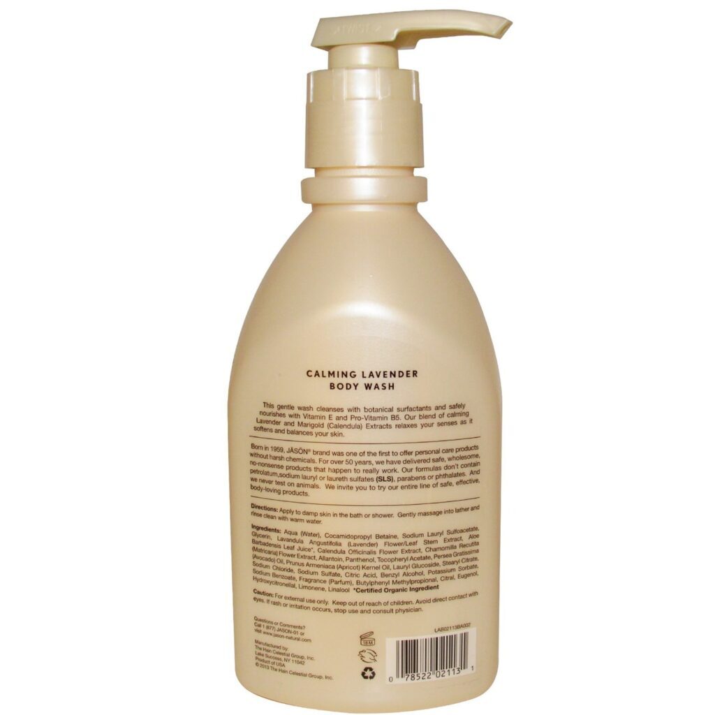 Jason Sabonete Líquido Corporal Lavanda Calmante 887ml (30 fl oz) - Higiene e Bem-Estar - Imagem 2