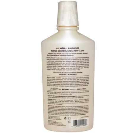 Jason Natural Cosmetics, Enxaguante Bucal Totalmente Natural - 473 ml (16 fl oz) - Image 2