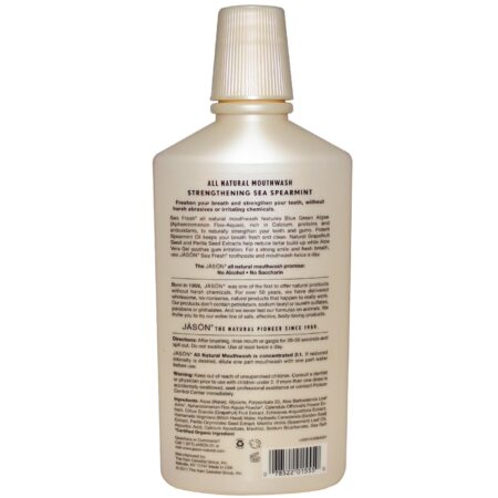 Jason Natural Cosmetics, Enxaguante Bucal - Mar Refrescante - 473 ml (16 fl oz) - Image 2