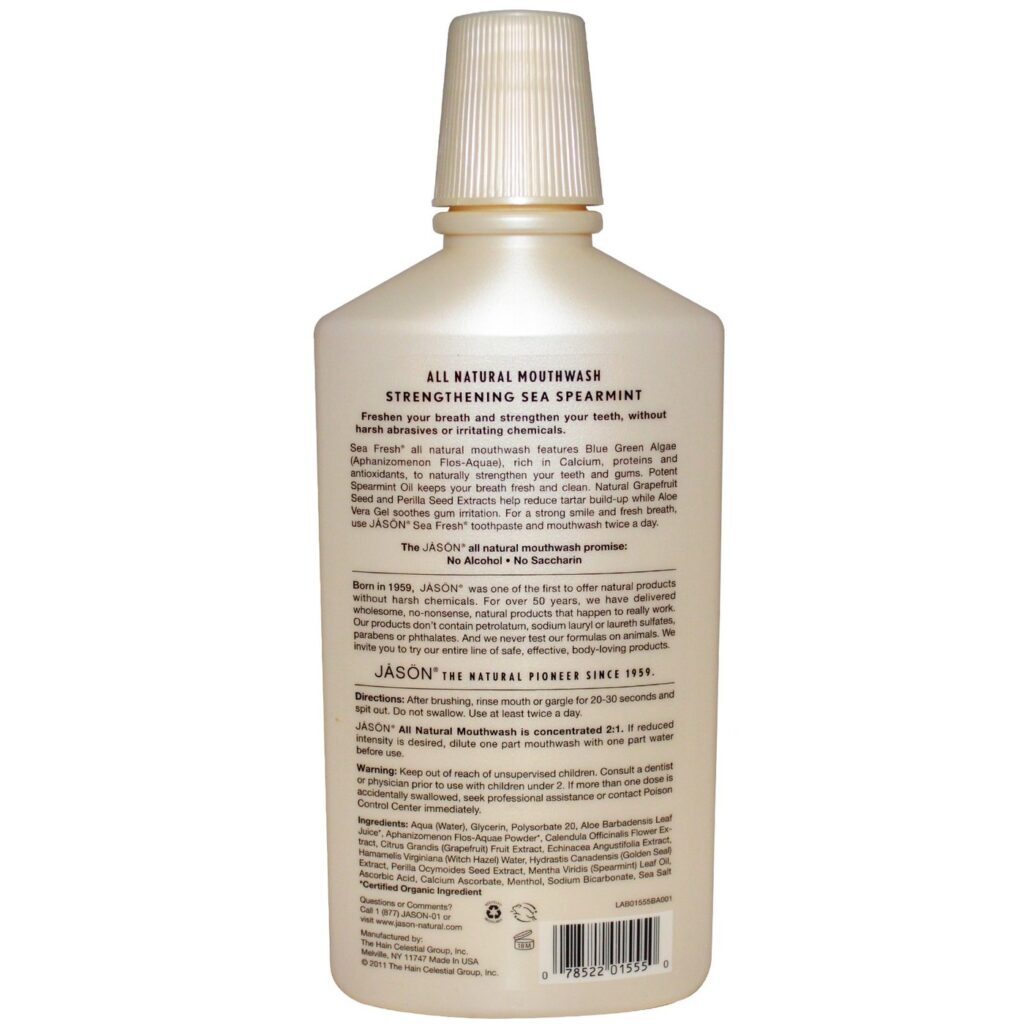 Jason Enxaguante Bucal Mar Refrescante 473ml - Frescor Natural para Seu Sorriso - Imagem 2