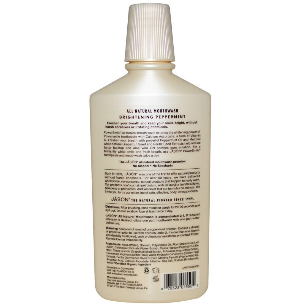 Jason Bochecho Natural Original Sorriso Poder 473ml - Higiene Bucal Profunda - Imagem 2