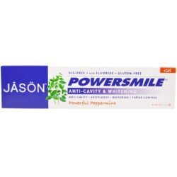 Jason PowerSmile® Gel Dental Anti-cárie e Clareador 170g: Sorriso Saudável e Radiante no Brasil