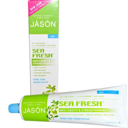 Jason Natural Cosmetics, Gel Dental Anti-Cavidade Sea Fresh™ - 6 oz (170g)