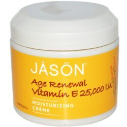 Jason Natural Cosmetics Creme Hidratante Vitamina E 25.000 UI - 113g Pele Radiante