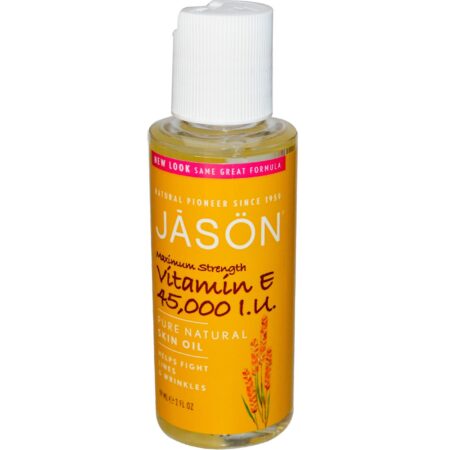 Jason Natural Cosmetics, Óleo de Vitamina E 45.000 UI - 59 ml (2 oz)