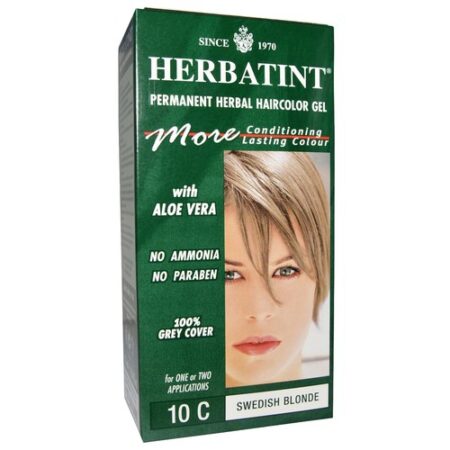 Herbatint, Tintura para Cabelo Gel 10C, Loiro Sueco - 135 ml