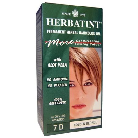 Herbatint, Gel de Coloração Permanente - 7D Golden - 4.56 fl oz