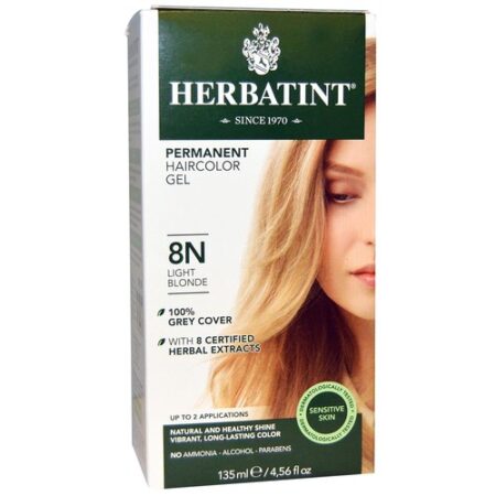 Herbatint, Tintura para Cabelo Gel 8N, Loiro Claro - 135 ml