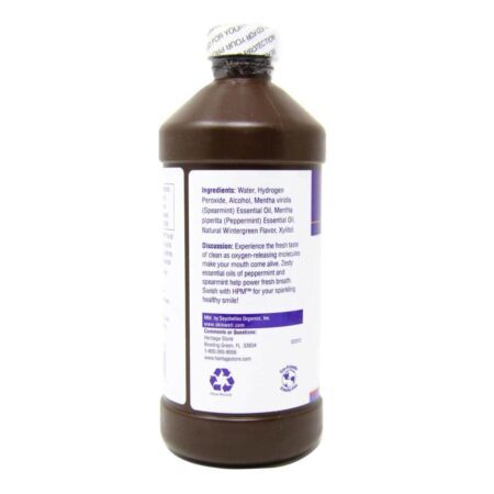 Enxaguante Bucal Heritage Products Peróxido de Hidrogênio Menta – 480ml — foto 2