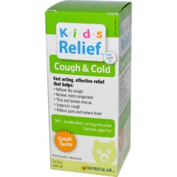 Homeolab USA Tosse Relief Crianças e Resfriado 100 ML - Alívio Natural para Pequenos