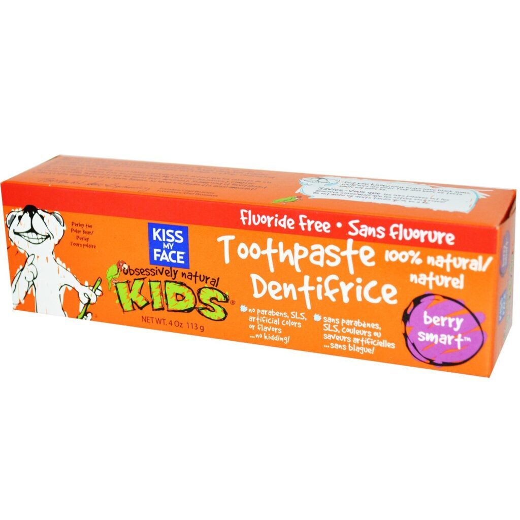 Kiss My Face Creme Dental Obsessively Natural Kids® - Cuidado Natural para Sorrisos Saudáveis 113g