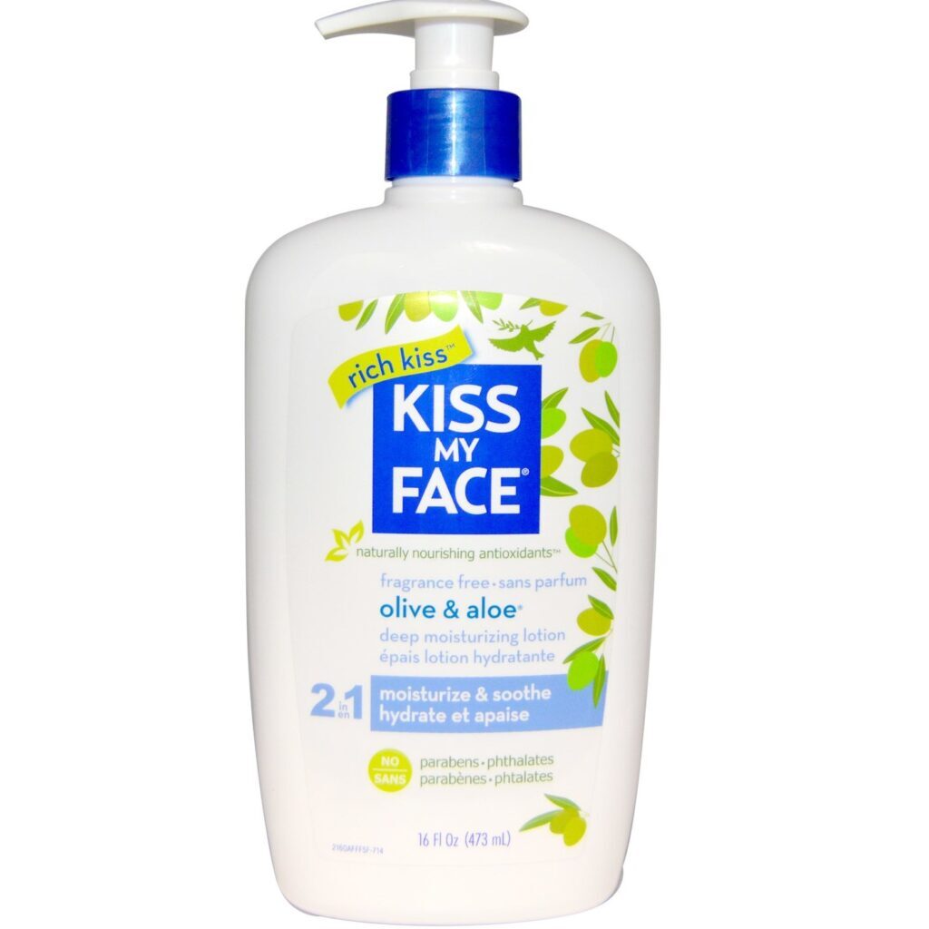 Kiss My Face Hidratante Oliva & Aloe 473 ml - Pele Macia e Radiante