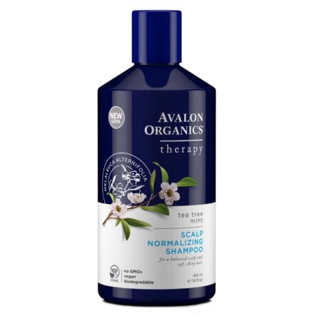 Avalon Organics, Shampoo de Tratamento do Couro Cabeludo, Melaleuca Menta - 414 ml