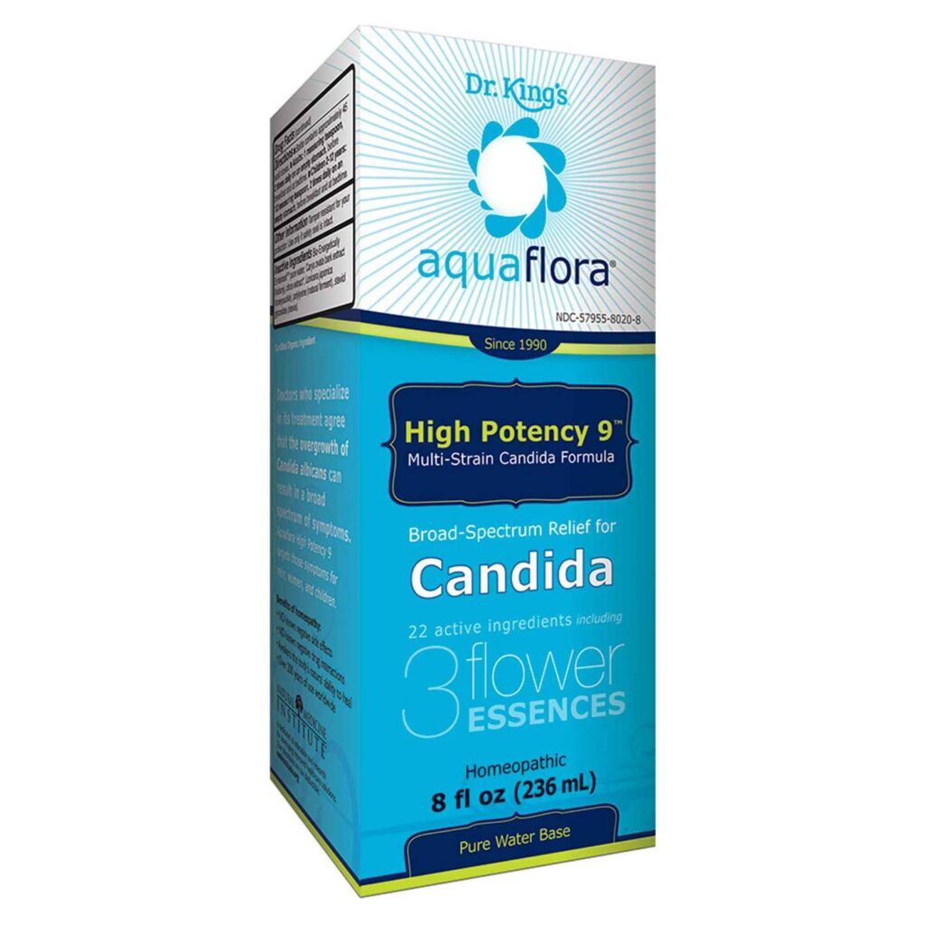 Dr. Kings Probiótico AquaFlora Candida High Potency 9 - 236ml: Saúde Intestinal e Bem-Estar Avançado - Imagem 2
