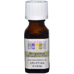 Óleo Essencial de Bergamota Aura Cacia Livre de Bergaptene - 15 mL - Aromaterapia Natural e Bem-Estar