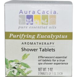 Aura Cacia Tabletes de Banho Eucalipto - 3 Tabletes (Aprox. 85g cada)