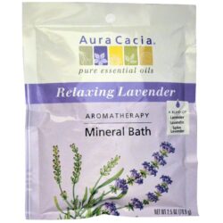 Aura Cacia Sais Minerais de Banho Lavanda Relaxante 70.9g (2.5oz)