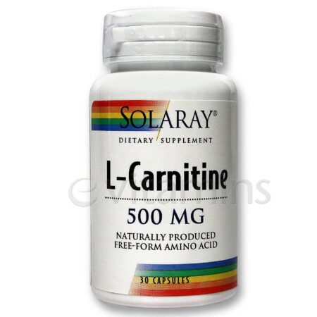 Solaray L-Carnitina 500 mg 30 Cápsulas