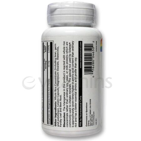 Solaray, Manganês 50 mg - 100 Cápsulas - Image 3