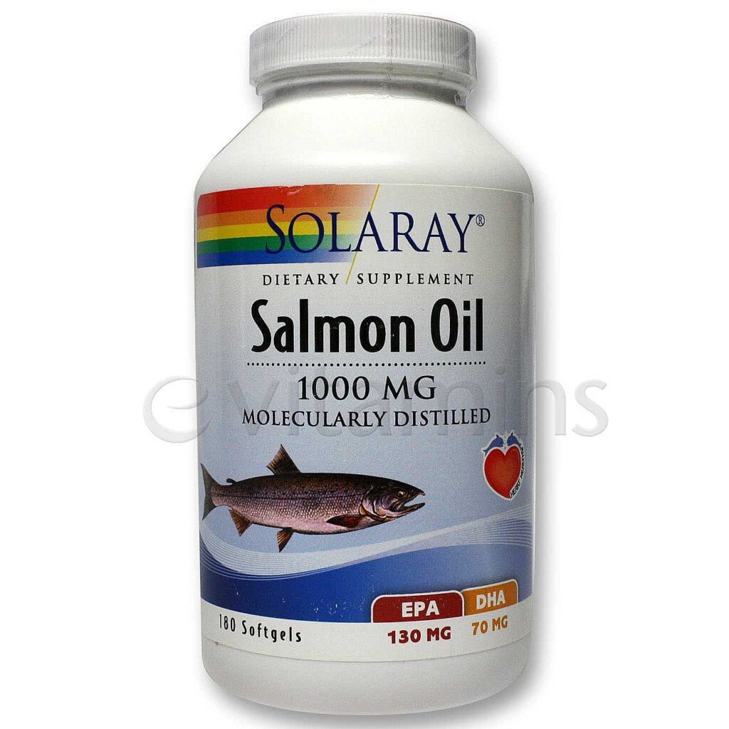 Solaray Óleo de Salmão - 180 Cápsulas Gel: Saúde e Vitalidade para Você no Brasil