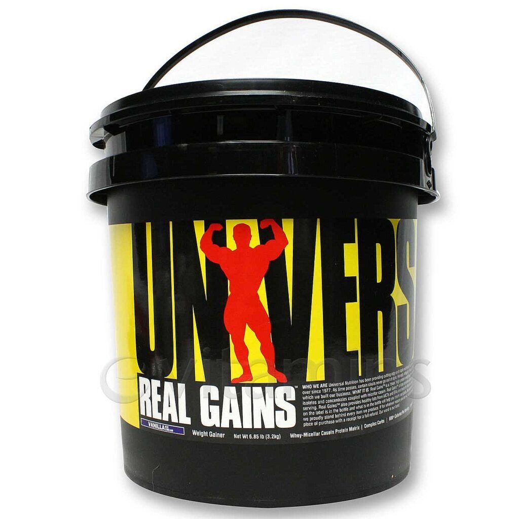 Universal Nutrition Ganhos Reais Baunilha 2,72 kg - Massa Muscular & Recuperação
