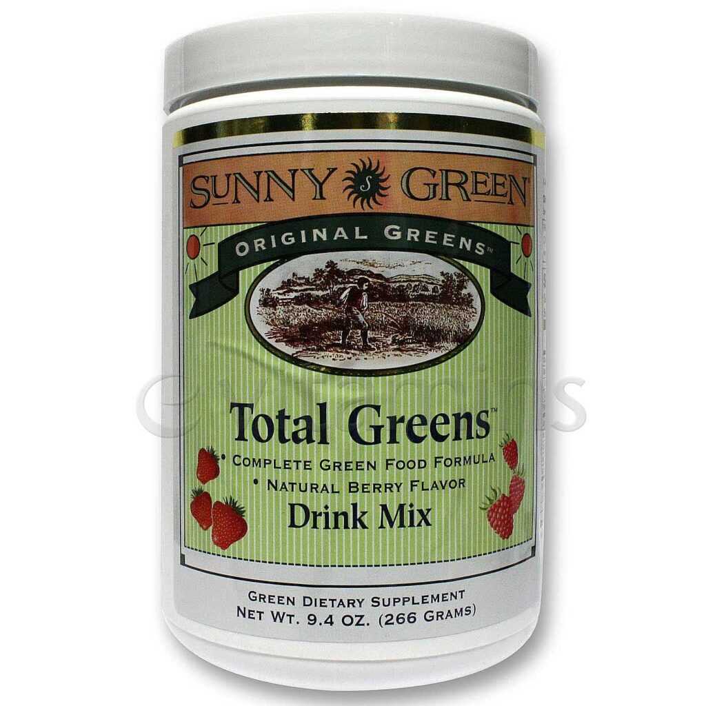 Sunny Green Total de Greens Mistura de Bebida Berry 266.5g - Nutrição Completa