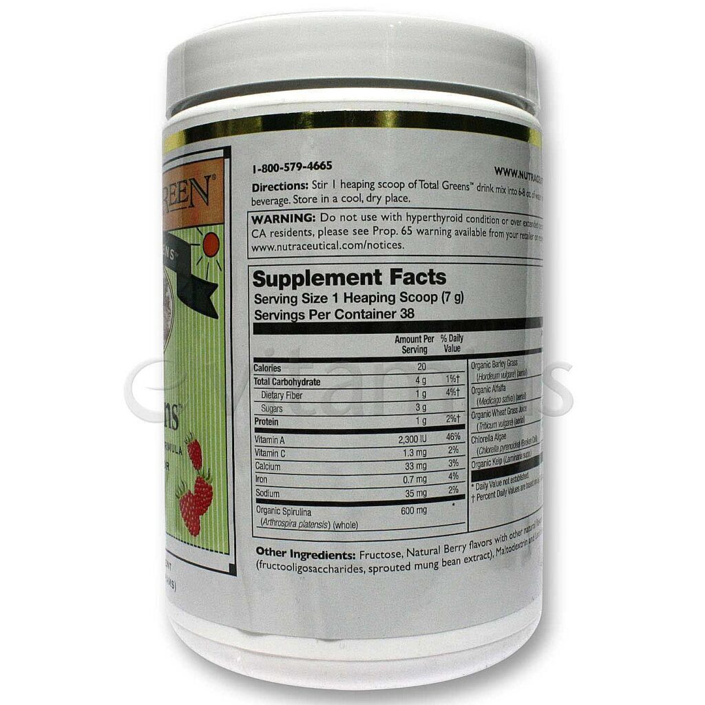 Sunny Green Total de Greens Mistura de Bebida Berry 266.5g - Nutrição Completa - Imagem 2