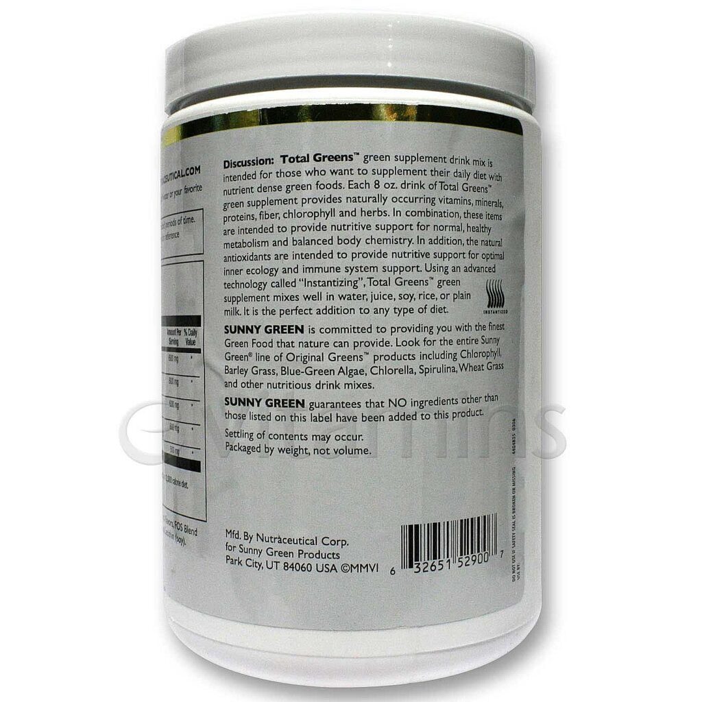 Sunny Green Total de Greens Mistura de Bebida Berry 266.5g - Nutrição Completa - Imagem 4