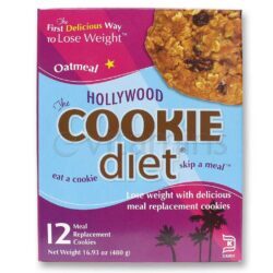 Hollywood Cookie Diet de Aveia - 12 Cookies | Controle de Porções Delicioso