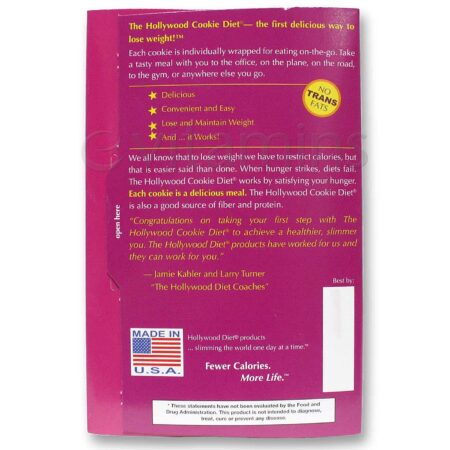 Hollywood Miracle Products, Hollywood Cookie Diet de Aveia - 12 Cookies - Image 3