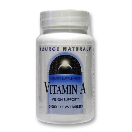 Source Naturals, Vitamina A 10.000 UI - 250 Tabletes