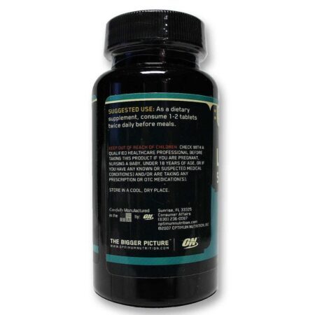L-Carnitina 500 mg Optimum Nutrition 60 Tabletes: Energia e Metabolismo - Imagem 3