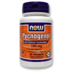Now Foods Pycnogenol 100 mg - 60 Cápsulas Vegetarianas: Potência Antioxidante para o Bem-Estar