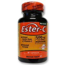 Ester-C® 500 mg com Bioflavonóides Cítricos - American Health 60 Cápsulas Vegetarianas