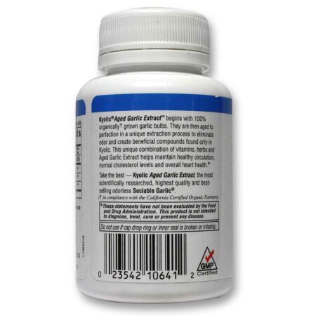 Kyolic Fórmula Io6 Coração Saudável com Vitamina E e Pimenta de Caiena - 100 Cápsulas - Imagem 3