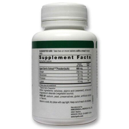 Kyolic Fórmula Candida: Limpeza e Digestão Intestinal - 100 Comprimidos Vegetarianos - Imagem 2