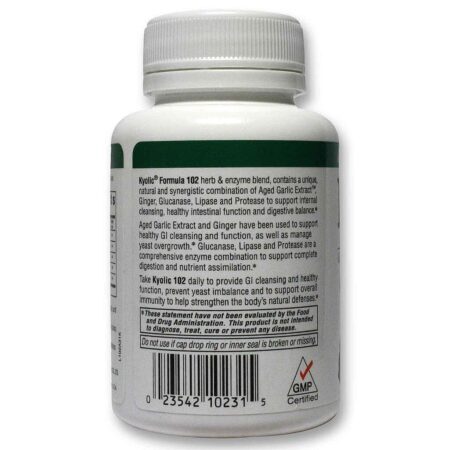 Kyolic Fórmula Candida: Limpeza e Digestão Intestinal - 100 Comprimidos Vegetarianos - Imagem 3